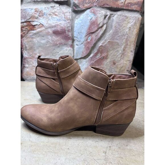 Union Bay Tilly Ankle Zippered Low Heel Booties Women’s Size 8.5M - Picture 5 of 12